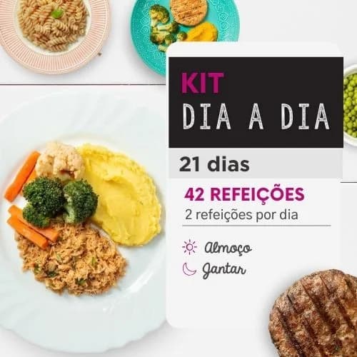 Kit dia a dia | 21 Dias | Almoço e Jantar | Da Mamãe Fitness