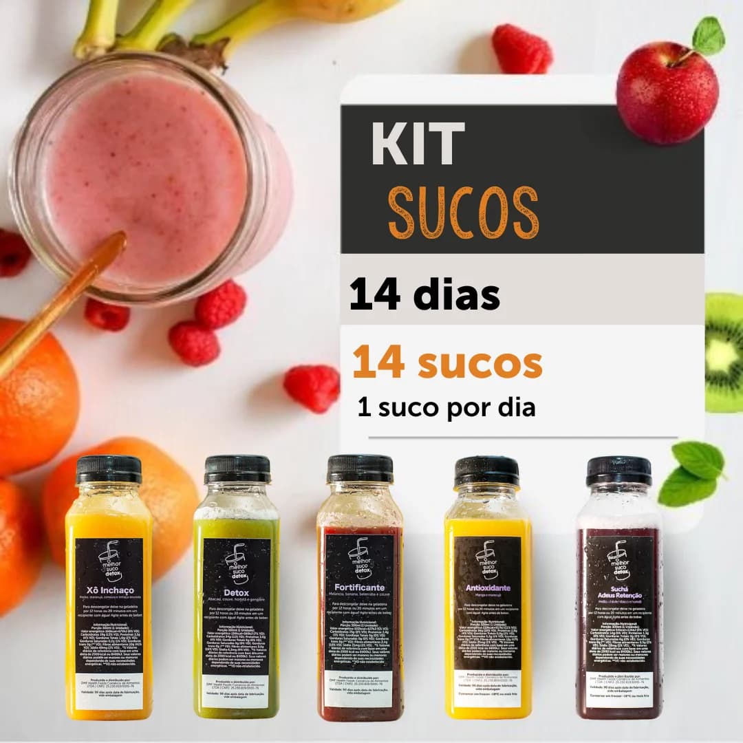 Kit Sucos 14 dias
